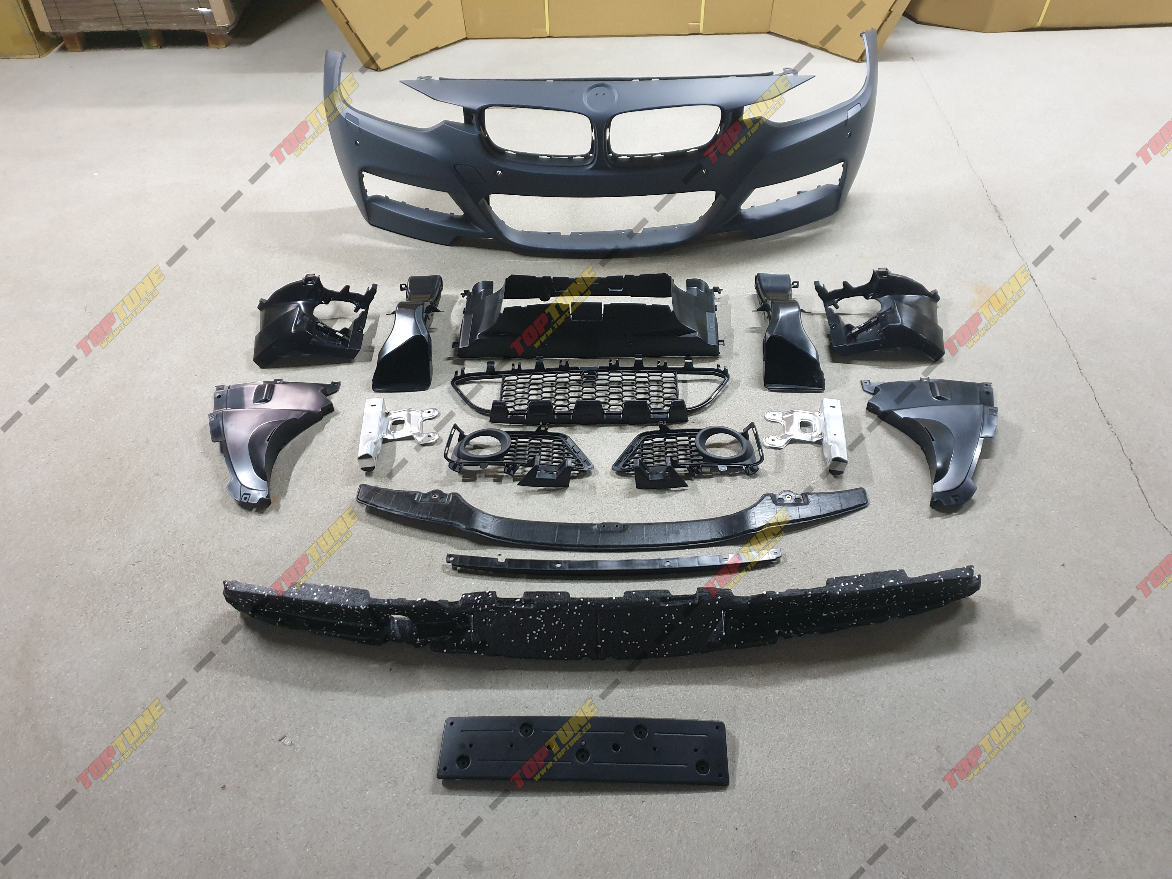 bmw f30 performance front bumper assembly kit
